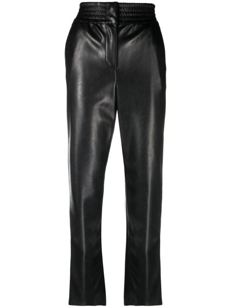 Shop Stand Studio Sales Pants: Pants Stand Studio, dry fit, elastic band on waist, zip and button closure, lateral and back pockets, in eco leather.

Composition: 70% polyurethane, 30% polyester.
size: 32=S 34=M 36=L