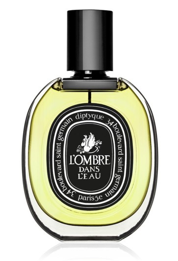 Shop Diptyque  Perfume: L'Ombre dans l'Eau Eau de parfum (edt 75). Blackcurrant leaves and bulgarian roses. 