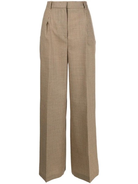 Shop MSGM Sales Pants: Pants MSGM, high waist, button and zip closure, lateral pockets, wide leg.

Composition: 100% wool.