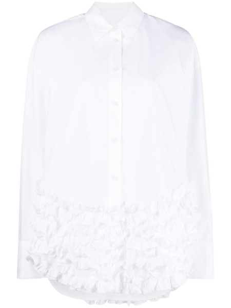 Shop MSGM Sales Shirts: Shirts MSGM, regular fit, long sleeves with cuffs, button closure on front, classic collar, rouches.

Composition: 100% cotton.