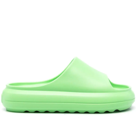 Shop MSGM  Shoes: Shoes MSGM, slides, chunky pool, in green color.