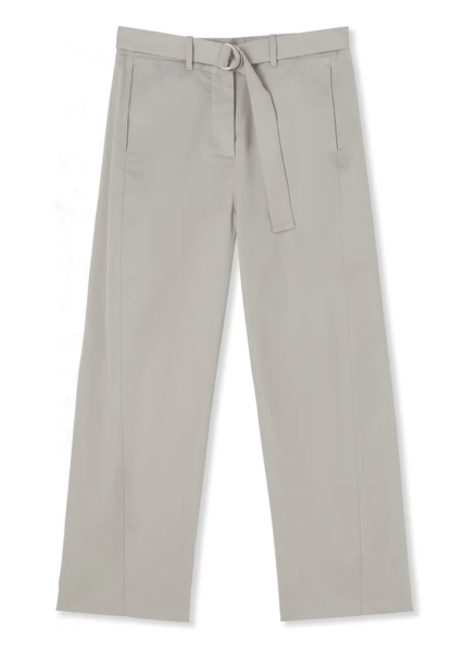 Shop MSGM  Pants: Pants MSGM, regular fit, high waist, belt on waist, lateral and back pockets.

Composition: 98% cotton, 2% elastan.