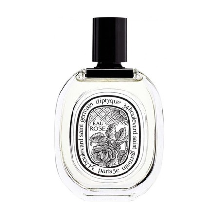 Shop Diptyque  Perfume: Perfume Diptyque, eau de toilette, Eau Rose, 100 ml, based of rose and bergamotte.

