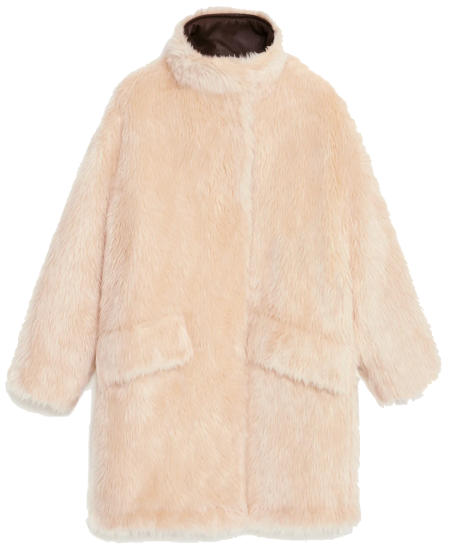Shop Stand Studio Sales Coats: Coats Stand Studio, mid-length coat tailored in wool blended faux fur, oversize, cocoon shaped silhouette and features a high collar and front welt pockets.

Composition: 50% modacrylic, 40% acrylic, 10% wool.



