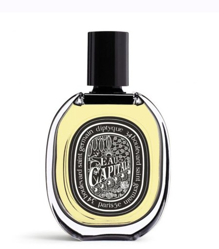 Shop Diptyque  Perfume: Perfume Diptyque, eau de parfum 75 ml, Eau Capitale, new fragrance 2020 with rose, bergamot and patchouli.
