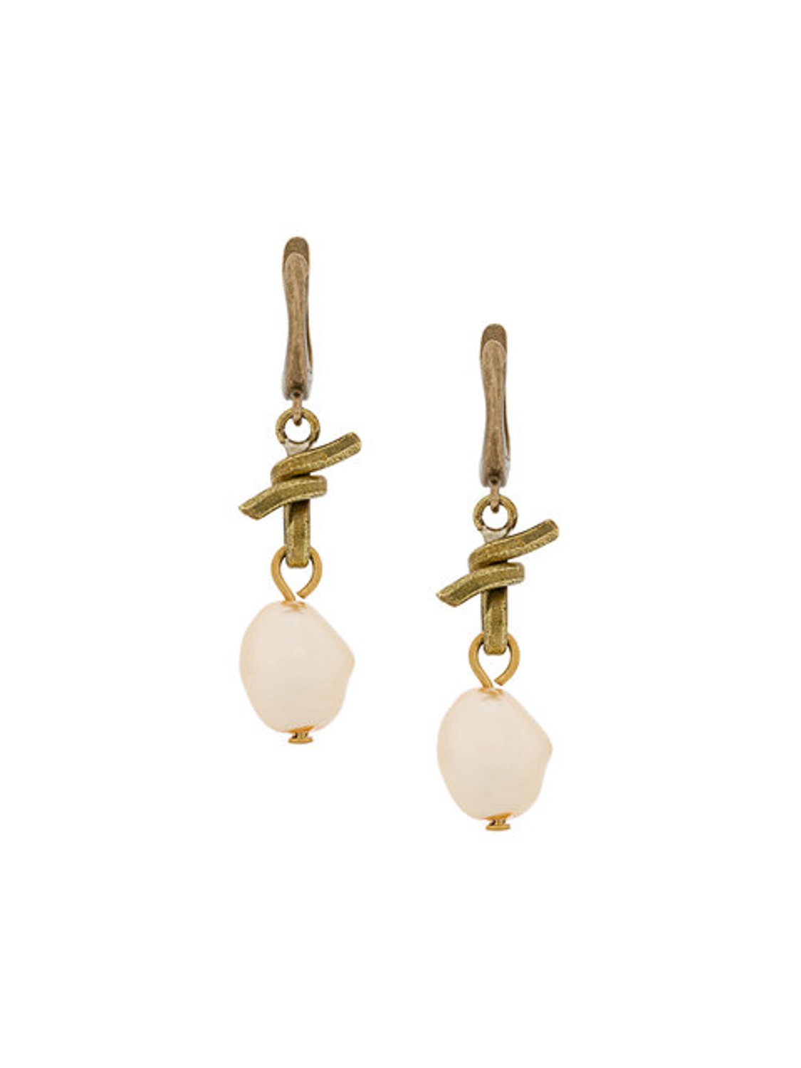 shop Marni Saldi Bijoux: Orecchini Marni, chiusura bloccata dietro, in ottone e perle.

Composizione: 100% ottone. number 1240