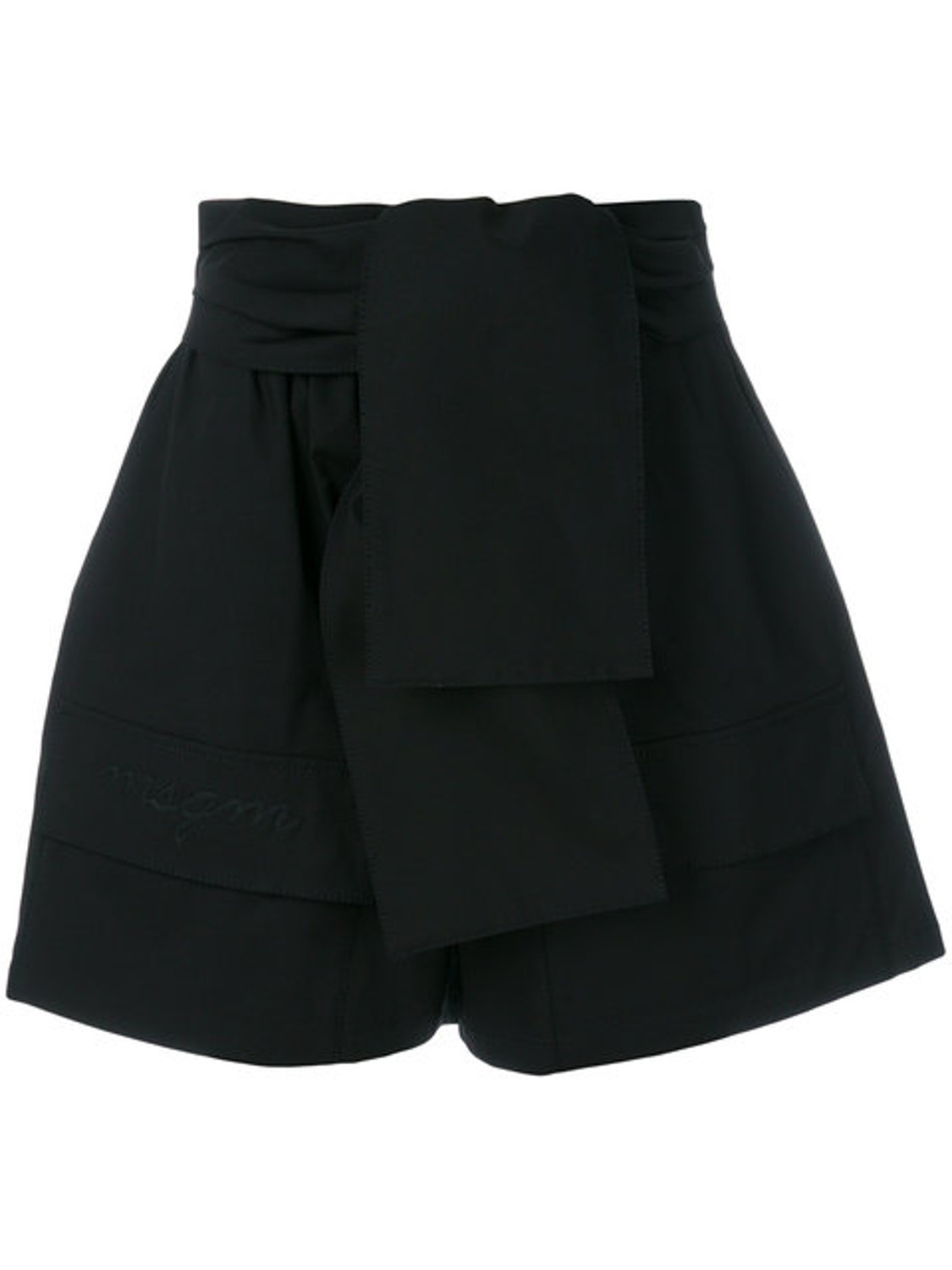 shop MSGM  Pantaloni: Pantaloncini MSGM, logo su tasca davanti, fiocco in vita, elastico in vita, chiusura con zip.

Composizione: 100% cotone. number 1251