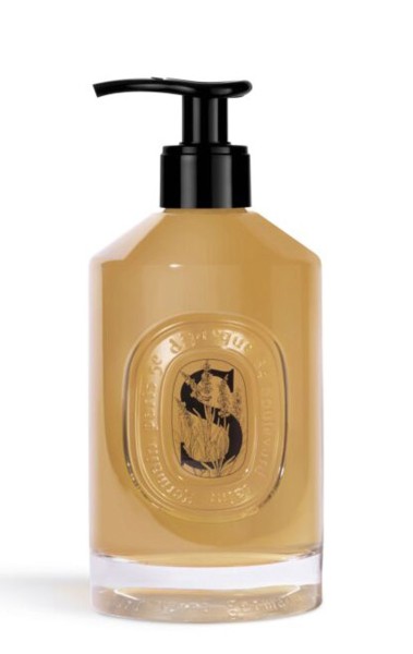 Shop Diptyque  Visage and Body care: Visage and Body care Diptyque, liquid soap, shooting handwash, based on lavander and rosemary. The bottle is in glass and you can recharge, 350 ml.