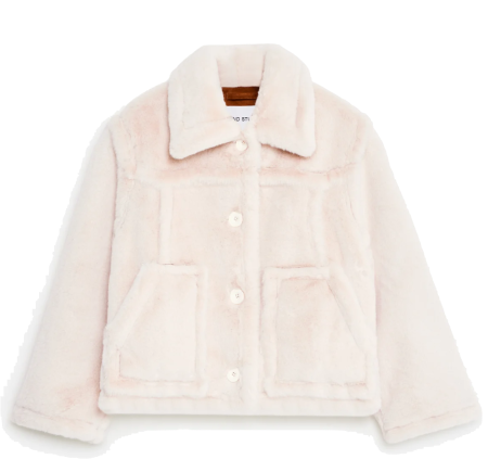 Shop Stand Studio Sales Coats: Coats Stand Studio, jacket, faux shearling jacket crafted in soft faux fur, this piece is designed for an oversized fit and features front buttons and patch pockets.

Composition: 100% polyester.
