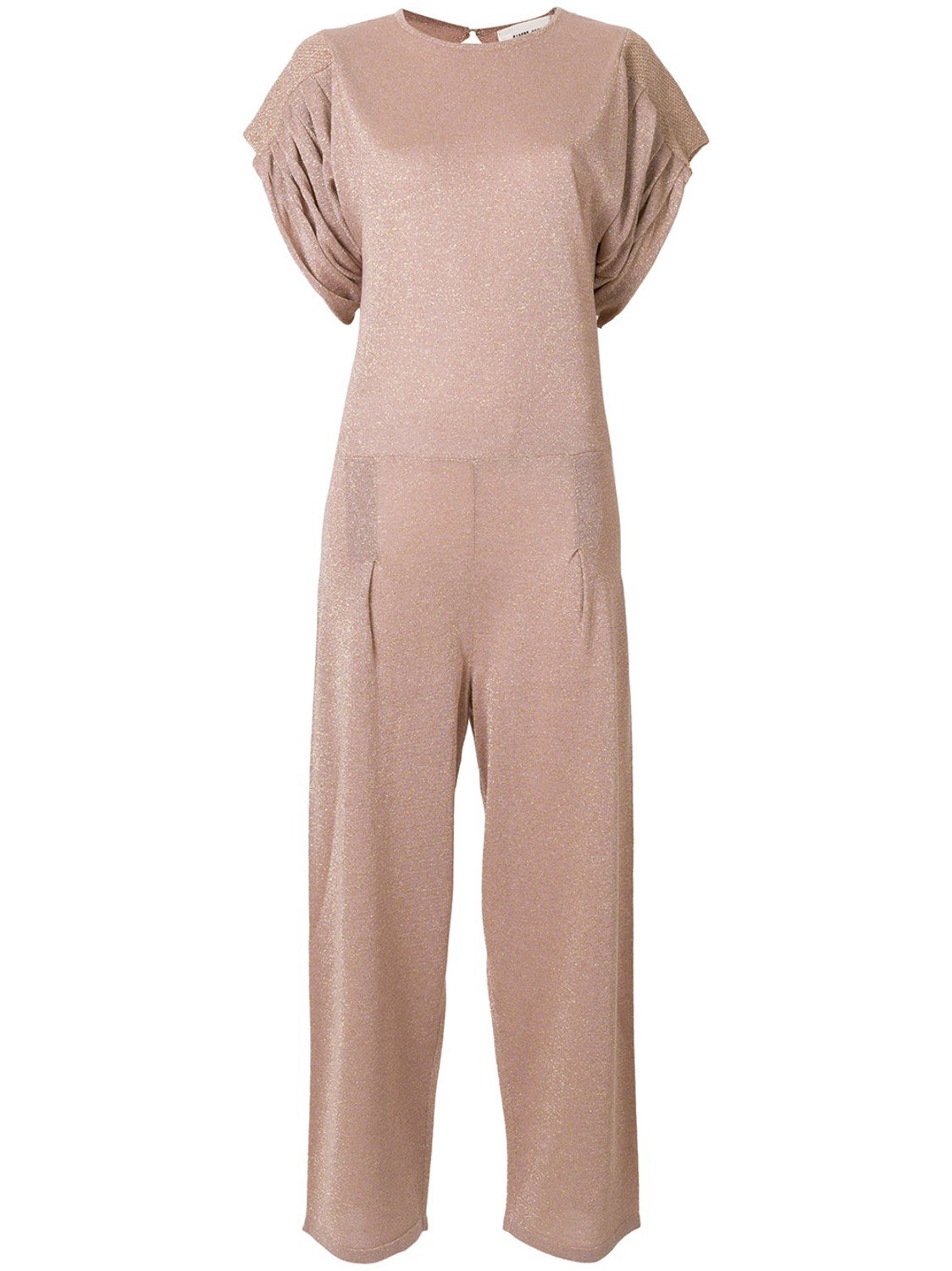 shop Circus Hotel  Dresses: Jumpsuit Circus Hotel, in light pink color, in lurex fabric, closure back, low cut back. number 1171