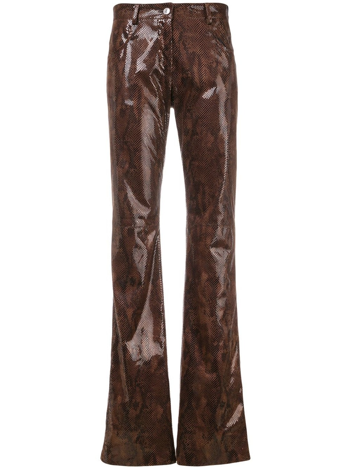 shop MSGM Sales Pantaloni: Pantalone MSGM, vita regolare, zampa d'elefante, quattro tasche, tessuto stampato serpente.

Composizione: 100% poliestere. number 1334