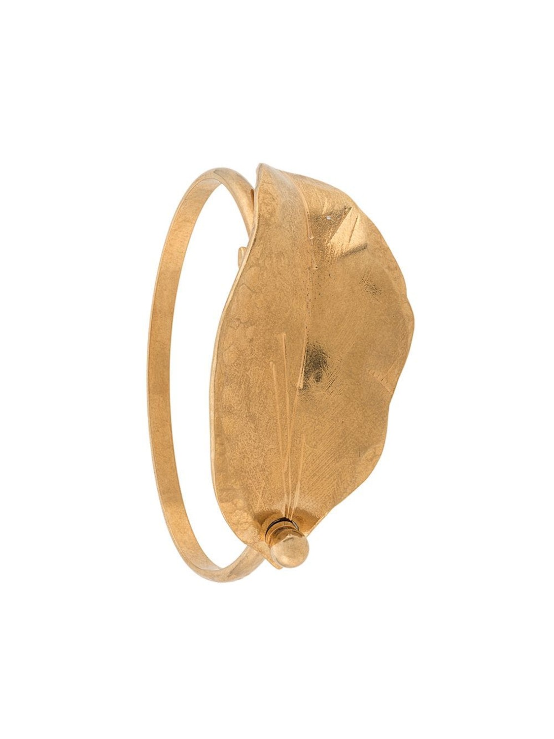 shop Marni Saldi Bijoux: Bijoux Marni, bracciale rigido con foglia.

Composizione: 100% ottone. number 1649