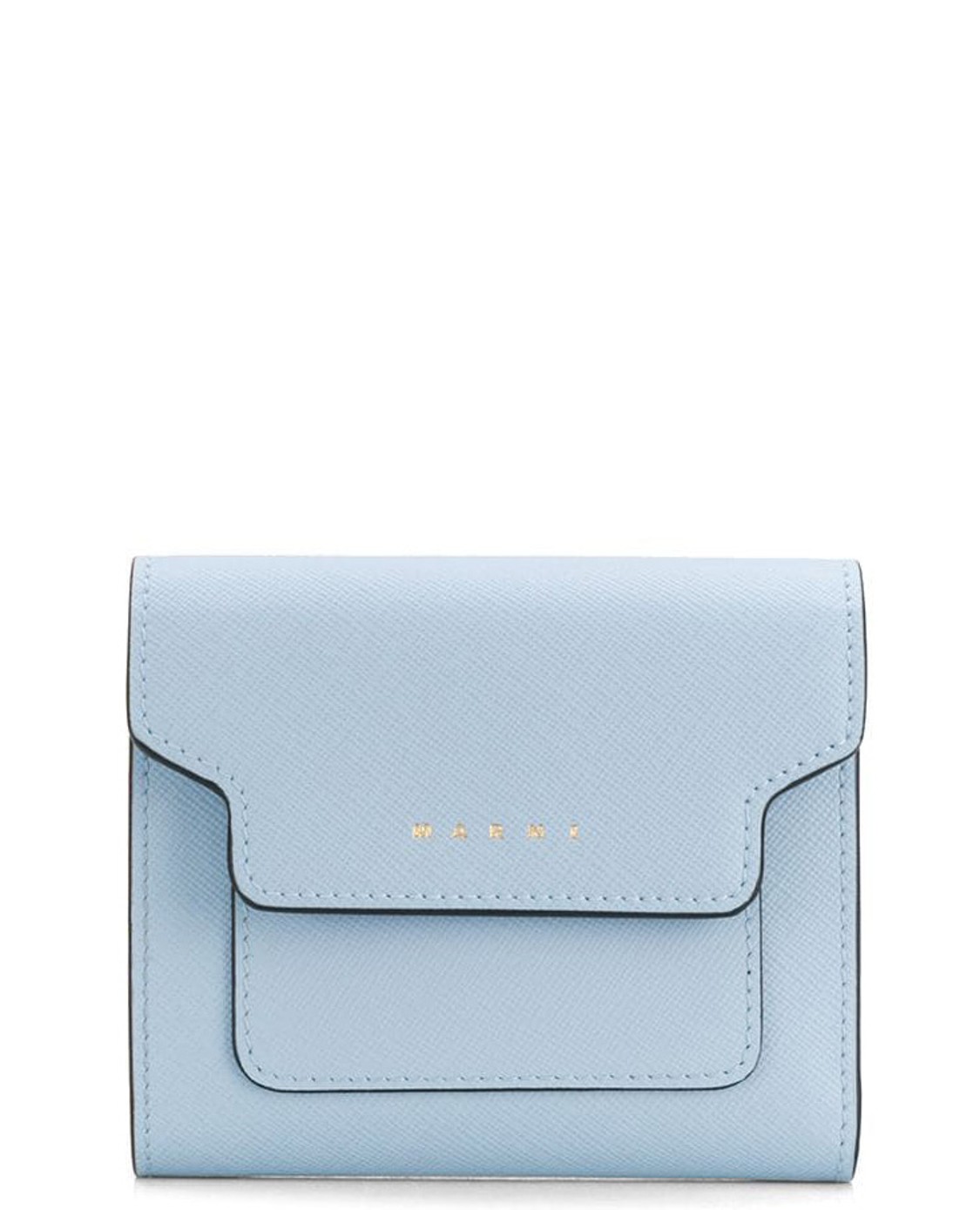 shop Marni  Accessories: Accessories Marni, wallet, squared, in calfskin, closure with pressure botton, golden logo on front, zip pocket for coins, 4 pockets for cards, 1 pocket for notes.

Composition: 100% leather.
Dimension: Height 10 cm.
 number 1854