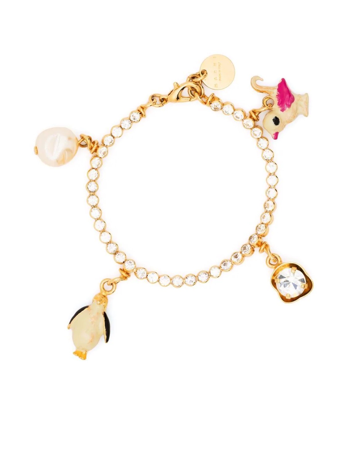 shop Marni  Bijoux: Accessori Marni, bracciale, in ottone, pendenti in metallo smaltato.

Composizione: 100% ottone. number 2287