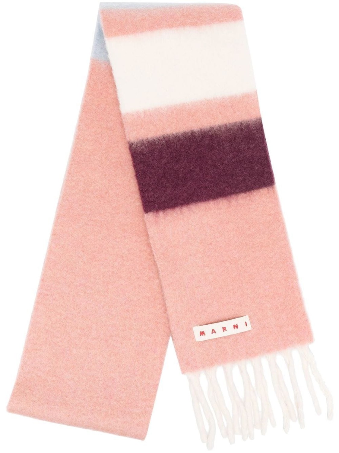 shop Marni  Accessori: Accessori Marni, sciarpa, in alpaca rosa a righe, 17 x 264 cm.

Composizione: 100% alpaca. number 2491