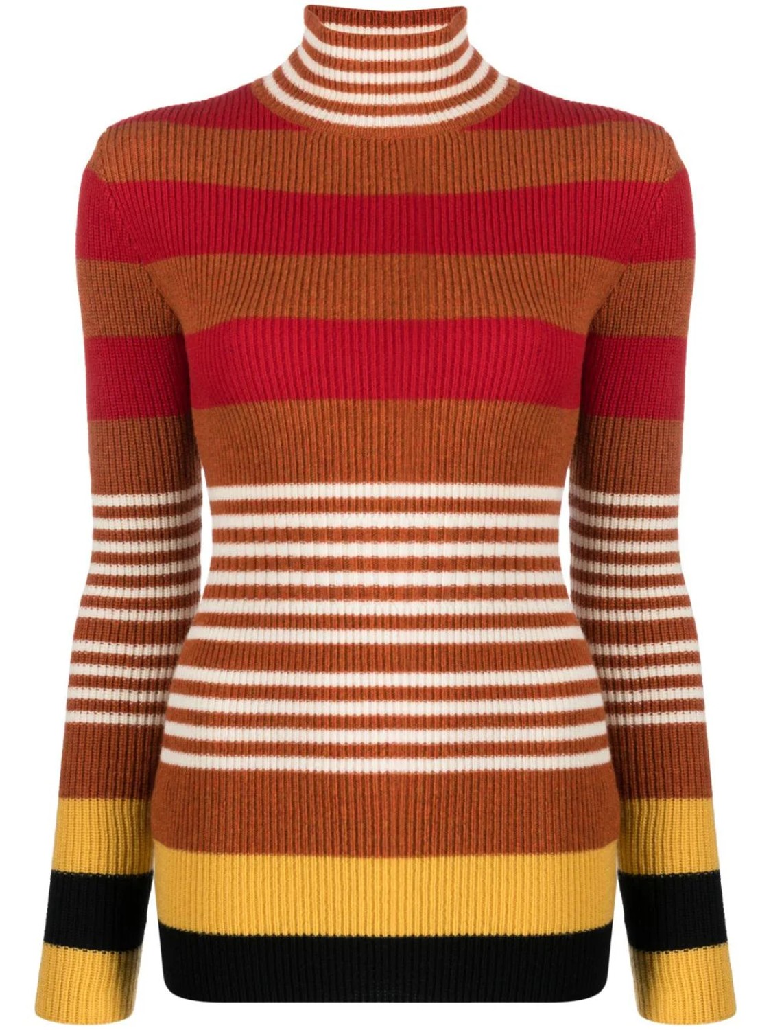 shop Marni  Maglie: Maglie Marni, in lana shetland, collo alto, manica lunga, fit aderente, righe multicolore.

Composizione: 100% lana. number 2624