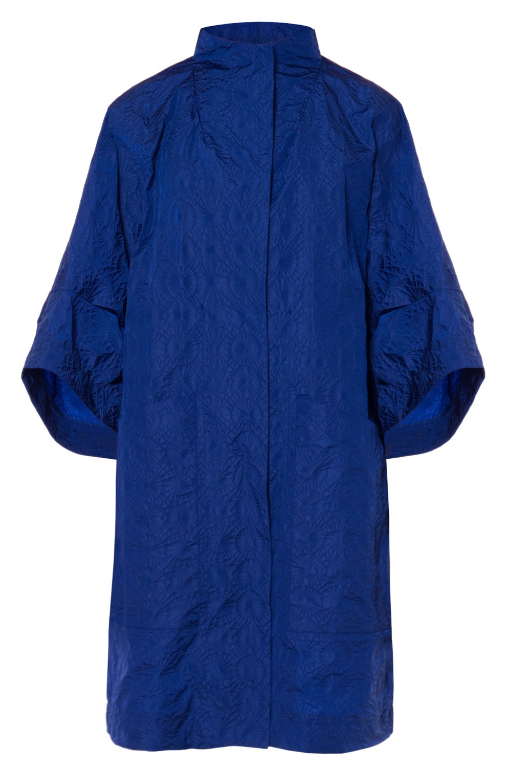 shop Ahirain Saldi Cappotti: Cappotti Ahirain, modello kimono, manica 3/4, media lunghezza, chiusura davanti con bottoni automatici, tasche laterali, color blu elettrico.

Composizione: 100% poliammide. number 2099