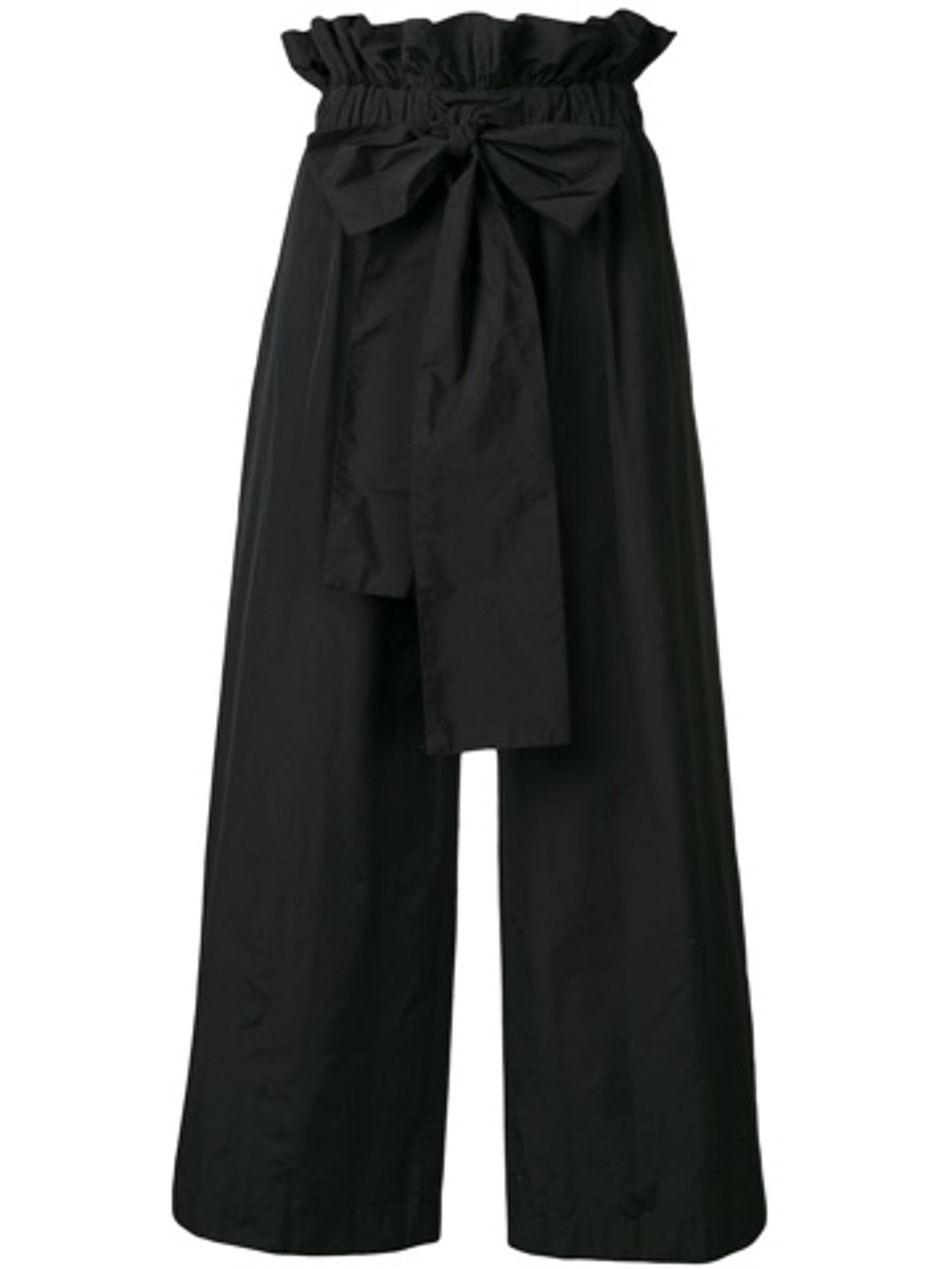 shop MSGM  Pantaloni: Pantalone MSGM, modello vita alta, elastico in vita, fiocco a chiusura sul davanti, svasato.

Composizione: 60% poliestere, 40% cotone. number 1432