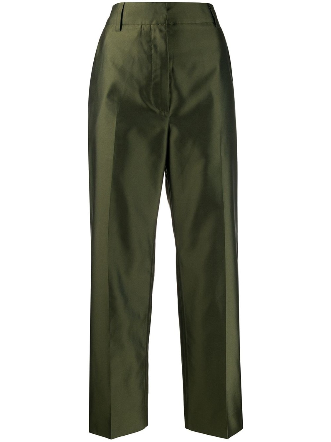 shop Marni Saldi Pantaloni: Pantalone Marni, in seta, verde, quattro tasche, lunghezza regolare, fit regolare.

Composizione: 100% seta. number 1633