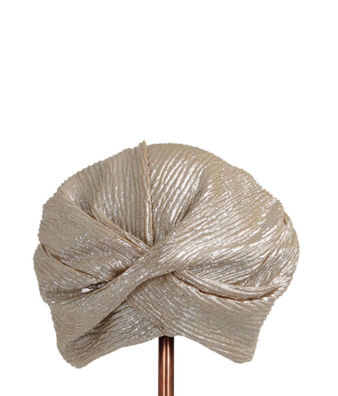 shop Flapper Saldi Accessori: Cappelli Flapper, modello Lola, turbante, dettagli dorati, tessuto plissé.

Composizione: 100% poliestere. number 1544