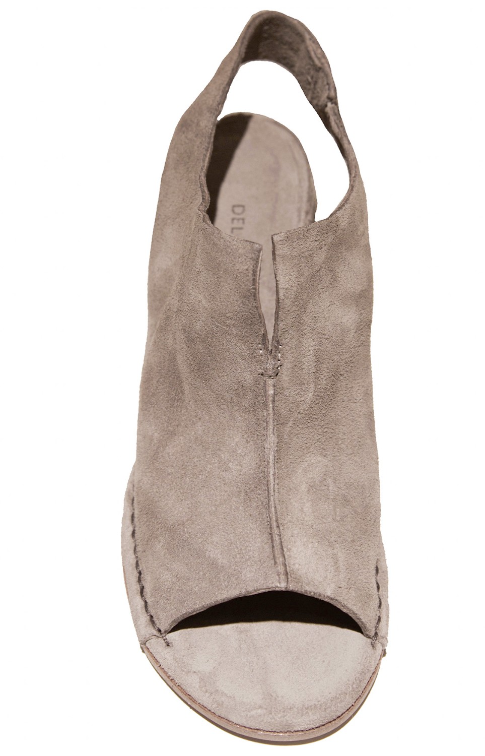 shop Del Carlo Sales Scarpe: Sandalo Del Carlo, tacco largo, in camoscio grigio fumo.

Composizione: 100% pelle.
Altezza tacco: 7 cm. number 1205